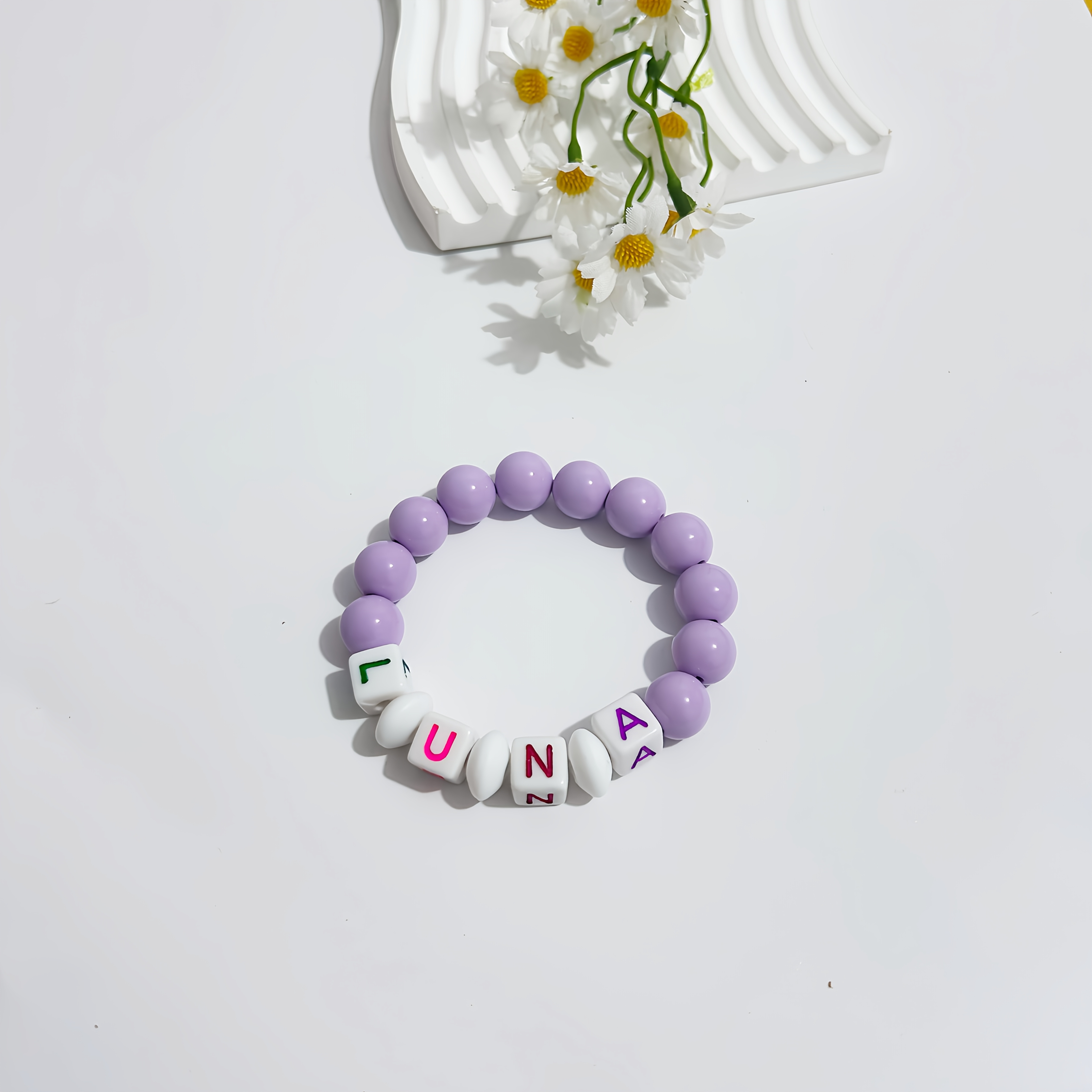 Customizable Fashion Bracelet with Colorful Beads